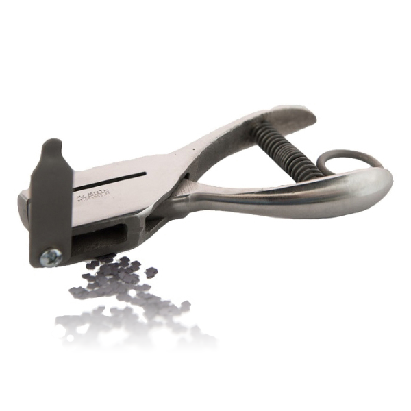 Custom discount hole punch